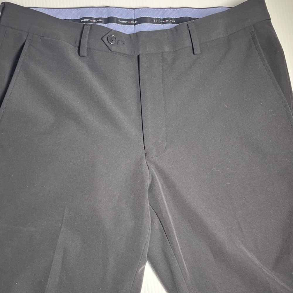 Tommy Hilfiger Dark Gray Men's Flat Front Shorts